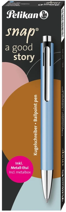 Pelikan Długopis etui Snap K10 Metallic Mėlyna