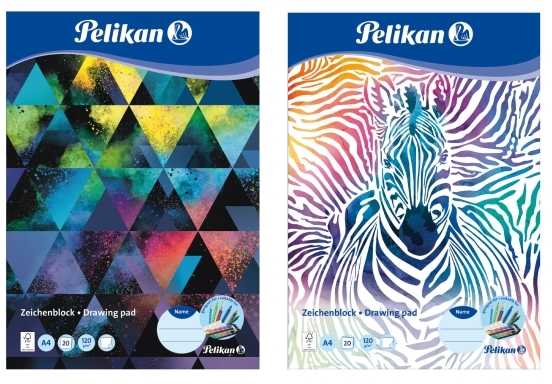 Pelikan Pelikan Zeichenblock DIN A4. 120g/m2. 20 Blatt