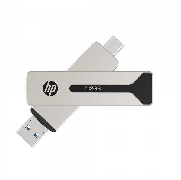 HP 512 GB USB-C/A 3.2 atmintinė