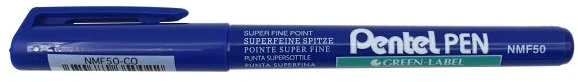 Pentel Marker permanentny Pen NMF50 mėlyna -
