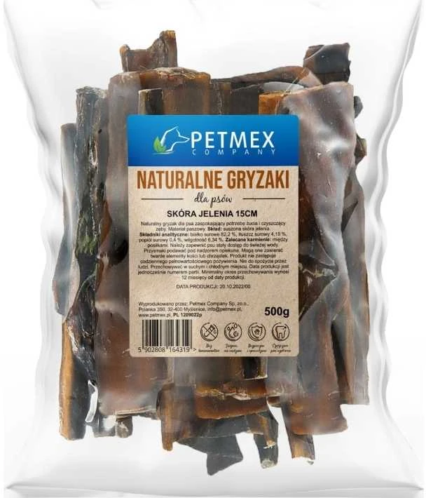 PETMEX Deer skin - dog treat - 500g