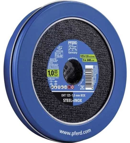 Metalo pjovimo diskas PFERD EHT125-1,0 Steelox