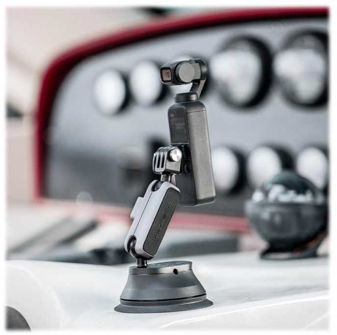Insta360 PGYTECH siurbtukas veiksmo kameroms / Suction Cup Action Camera