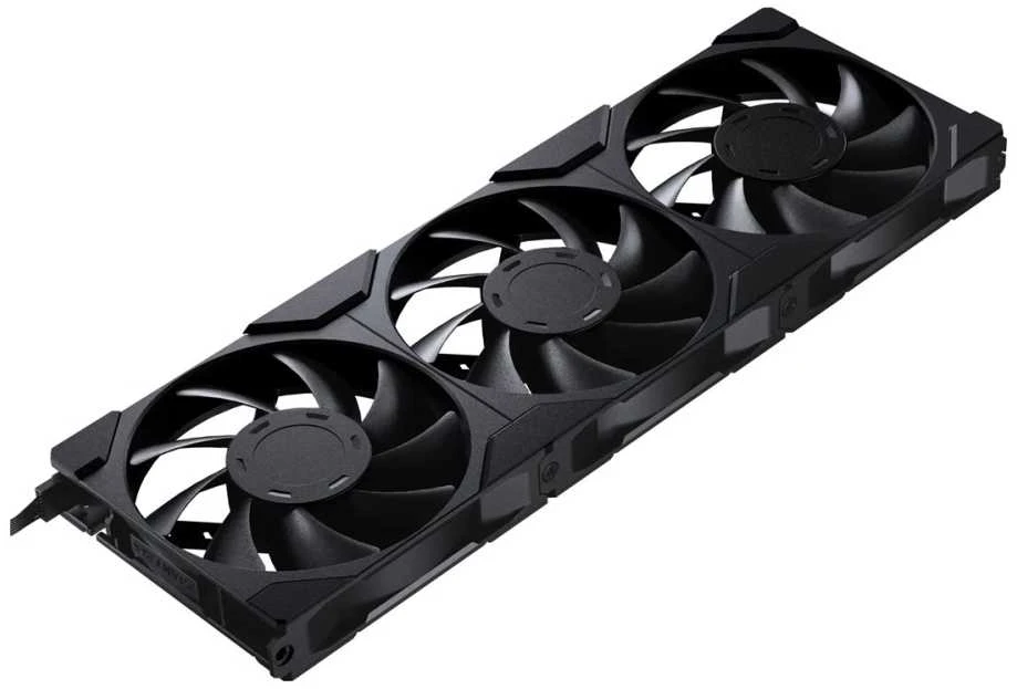 PHANTEKS M25 Gen2 PWM korpuso ventiliatorius, 3er-Pack – 120mm, juodos spalvos