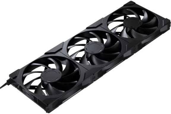 PHANTEKS M25 Gen2 PWM korpuso ventiliatorius, 3er-Pack – 140mm, juodos spalvos