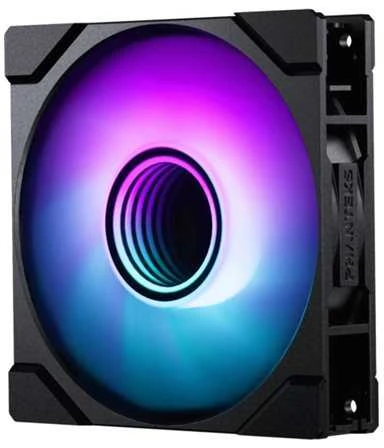 PHANTEKS M25 Gen2 PWM D-RGB korpuso ventiliatorius – Reverse Blade, 120mm, juodos spalvos