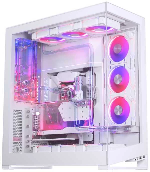 PHANTEKS NV Serija NV7, Grūdintas stiklas, ARGB - balta