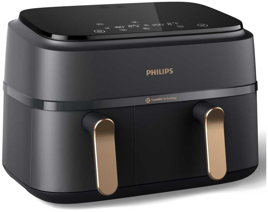 Gruzdintuvė Philips 3000 serija „Airfryer“ su dviem krepšeliais NA352/04