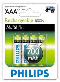 Akumuliatorius Philips Ni-Mh R03 700 mAh 1.2 V
