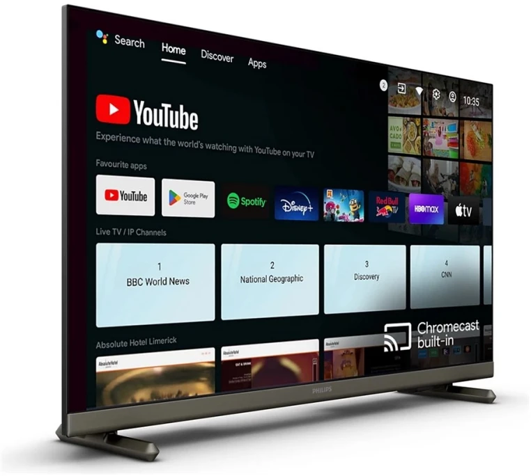 „Philips 32HFL4518/12“ LED televizorius su 32 colių HD televizoriumi ir „Android“ ryšiu