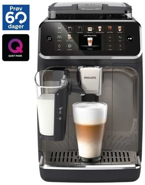 Philips | Kavos aparatas | EP5549/70 Series 5500 LatteGo | Slėgis 15 bar | Su pieno plakikliu | Automatinis | 1500 W | Juodas