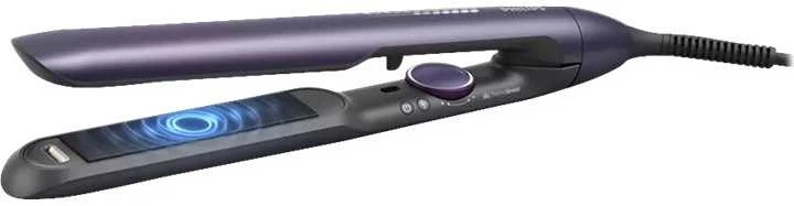 Philips | Plaukų tiesinimo žnyplės | BHS752/00 | Garantija 24 mėn. | Ceramic heating system | Ionic function | Ekranas LED | Temperature (max) 230 °C | Number of heating levels 12 | Metallic Dark Violetinė
