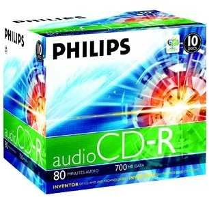 1x10 Philips CD-R 80 min. garso JC
