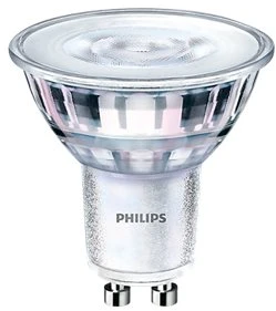 Philips „CorePro“ LED prožektorius, 3 W, 827, 230 liumenų, GU10, 36° pritemdomas
