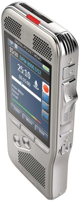 Ausinės Philips DPM8100 - 700 h - Kokybiškas atkūrimas (QP) - Standartinis atkūrimas (SP) - DSS,MP3,PCM - 700 h - TFT - 320 x 240 pikselių