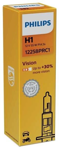 Philips Vision 12258PRC1 automobilio lemputė Н1 55 W