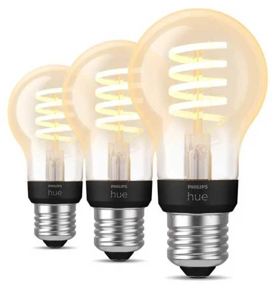 Philips Hue Baltas Ambiance E27 Filament 3erPack