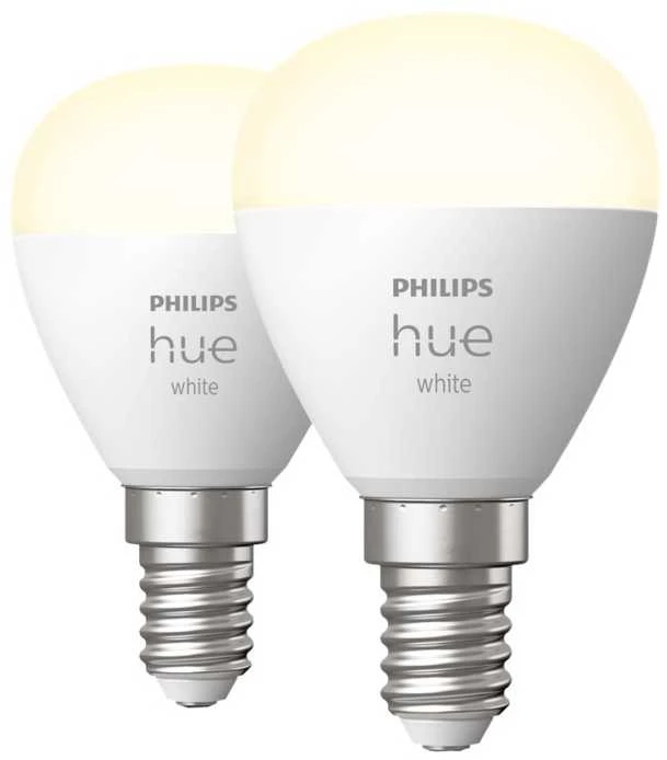Philips Hue Lamp E14 5.7WW BT rutulinis 2 pak