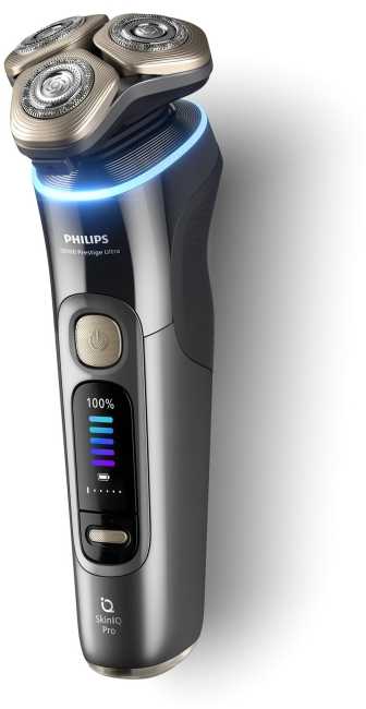 „Philips i9000 Prestige Ultra XP9402/31“ elektrinis skustuvas drėgnam ir sausam skutimui su „SkinIQ Pro“