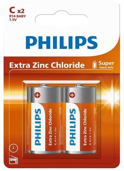 Philips LongLife baterija R14L2B/10