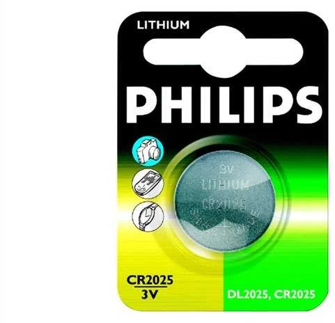 PHILIPS Lithium CR2025 /elementas
