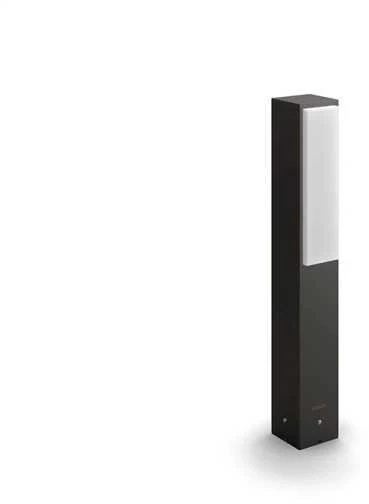 Philips „myGarden Stratosphere“ pjedestalo / tako šviestuvas 9 W, lauko pjedestalo / stulpo šviestuvas, antracito spalvos, aliuminis, sintetika, IP44, sodas, terasa, I