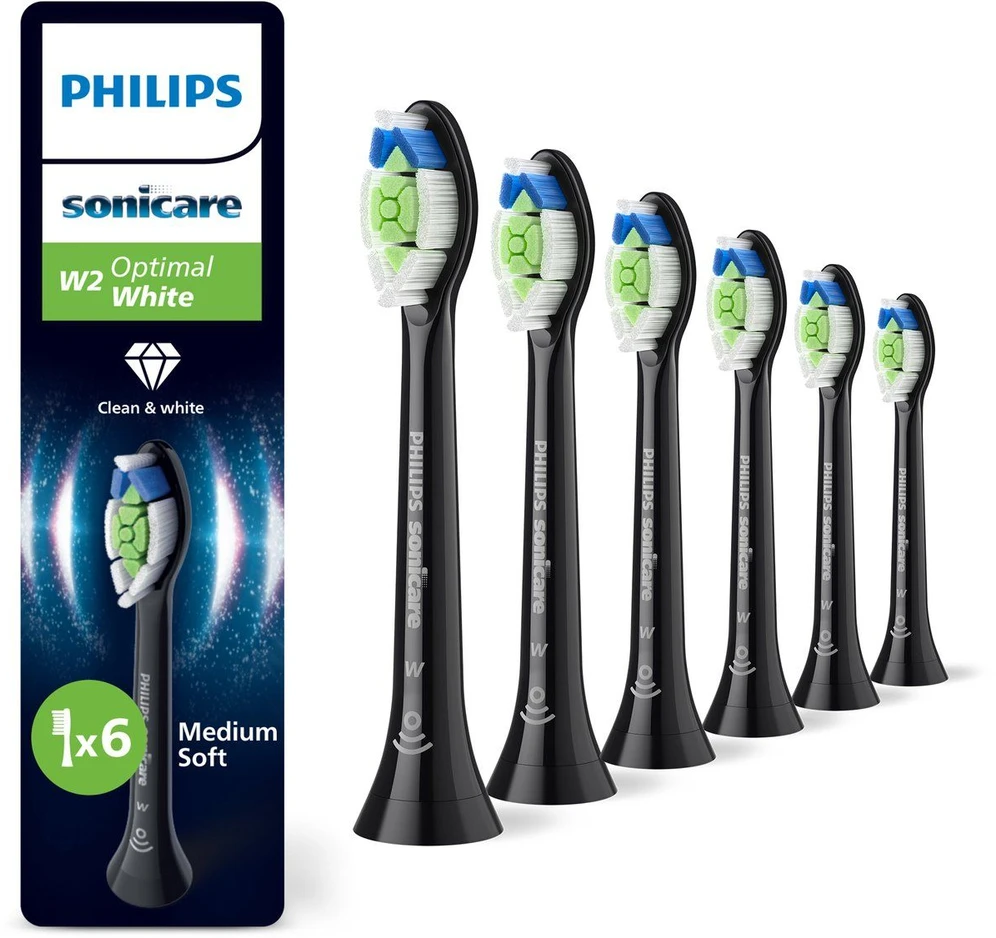 Philips Optimal Baltas HX6066/88 6-pack brush galvutės