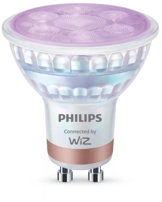Philips Smart WiFi Spot PAR16 36° 345 Lm RGB, 3 vnt. | GU10 | 4.7 W | Pilna spalva ir šilta–šalta | Bluetooth, Wi-Fi