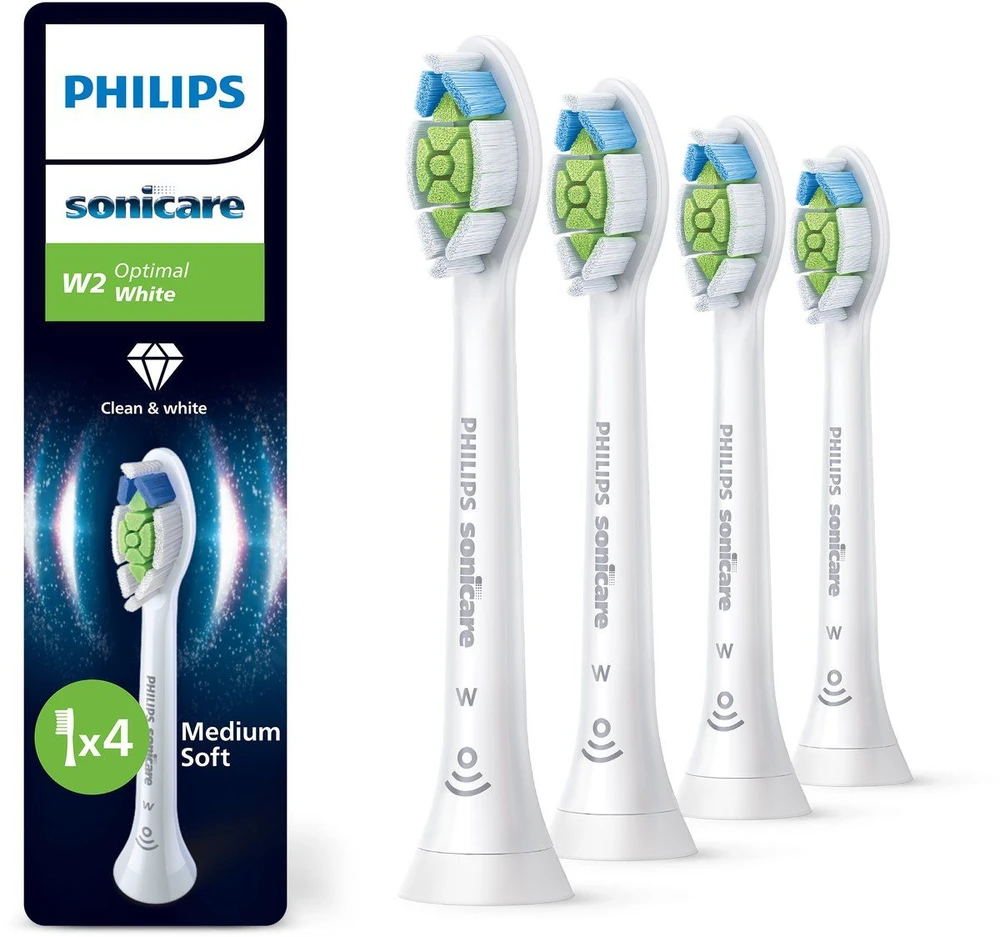 Philips Sonicare Optimal White 4 dalių šepetėlių galvučių pakuotė HX6064/87