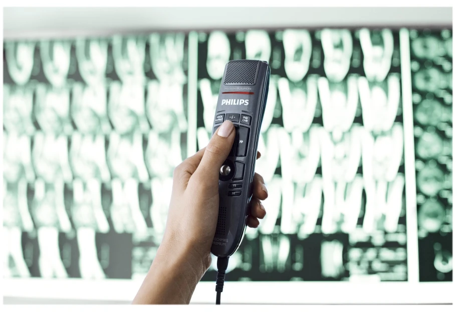 Ausinės „Philips SpeechMike Premium“ USB diktavimo mikrofonas, 70 dB, 200–12000 Hz, 200 mW, 3 cm, USB, USB A tipo