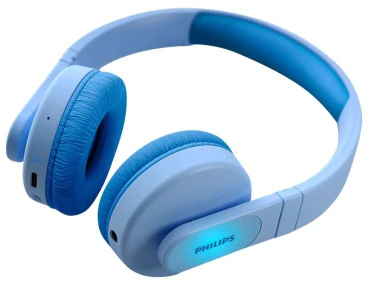 Vaikiškos belaidės ant ausų dedamos ausinės Philips TAK4206BL/00, Mėlynos