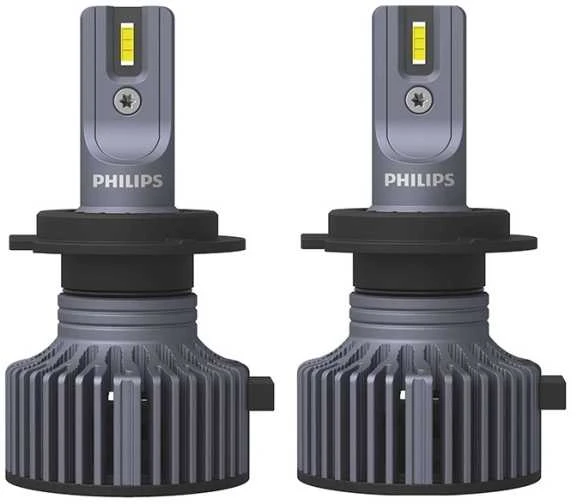 Philips H7 LED lemputės pora su aušinimo radiatoriais