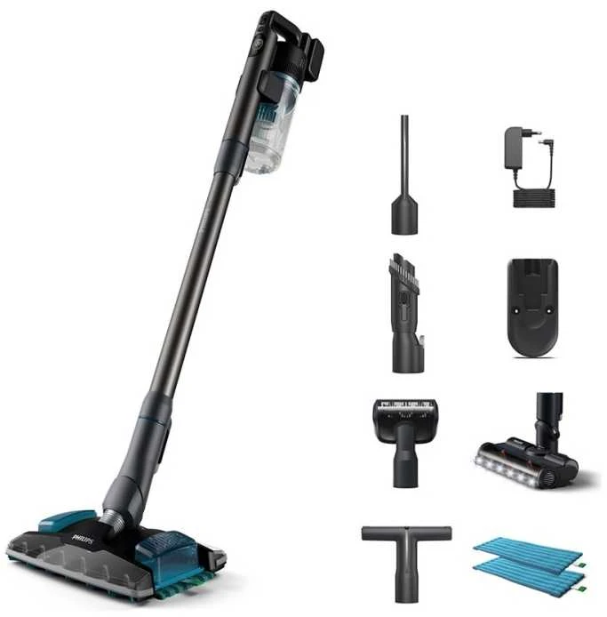 Philips | Dulkių siurblys | XC8055/01 Aqua Plus | Belaidis veikimas | Rankena | 25,2 V | Veikimo laikas (maks.) 80 min | Tamsios Pilkos | Garantija 24 mėn.