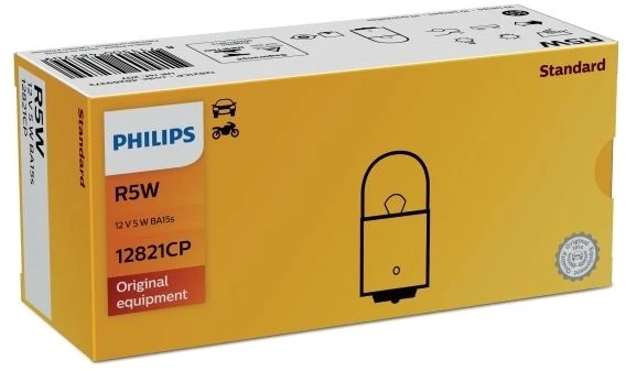 Philips Kiti Lemputė 12V 5W BA15s