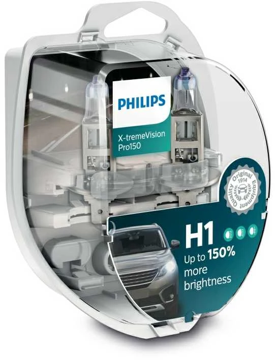 Philips H1 X-tremeVision Pro150 pakuotė