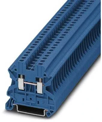 Phoenix Contact 3044089 2 laidų gnybtų blokas/bėgio jungtis 0,14–4 mm2 mėlyna UT 2,5 BU