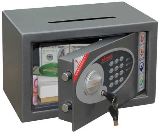 Phoenix Safe „Phoenix Seifas“ skaitmeninė ir raktinė spyna „Phoenix Seifas Vela“ (SS0801ED)