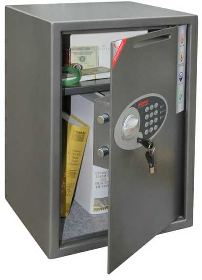 Phoenix Safe „Phoenix Seifas“ skaitmeninė ir raktinė spyna „Phoenix Seifas Vela“ (SS0804ED)
