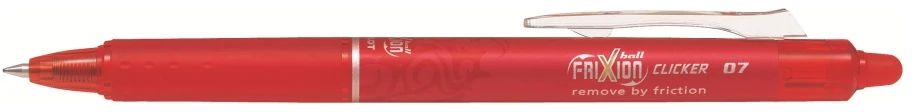 Pilot Pen Karžygio Ženklas Pilot Frixion Clicker Valomas rašalas Raudona 0,4 mm 12 vnt.