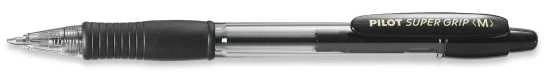 Pilot Pen Pilot Nordic Ab Pilot Super Grip M tušinukas, juodas, 1,0 mm, 12 vnt