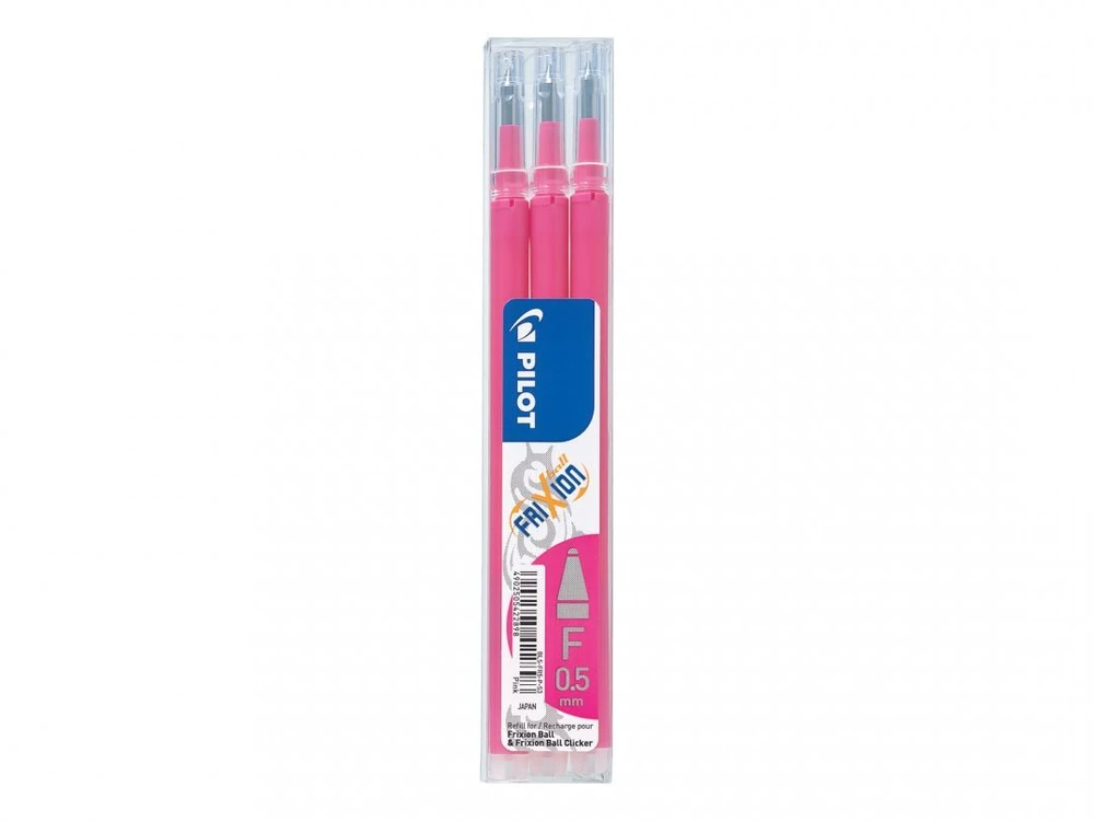 Pilot Pen Pilot Nordic Ab Pilot FriXion Clicker keičiama rašalo kasetė, 0,5 mm rožinė