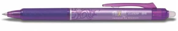 Pilot Frixion 0.5 violetinis tušinukas su trintuku