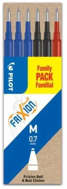 Pilot FriXion 0.7 mm papildymų pakuotė