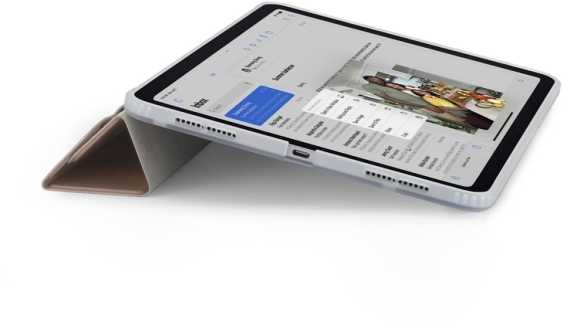 „Pipetto Origami No1“ dėklas, skirtas „iPad Air 13“ (2024 m.) – metalinės rožinės spalvos