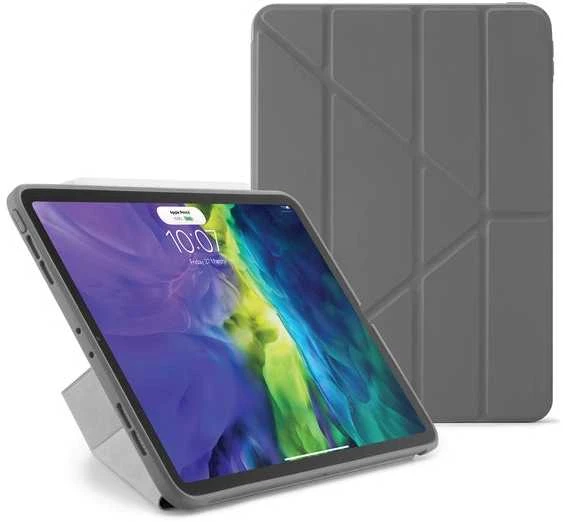 Pipetto Pipetto Origami No1 originalus TPU planšetinio kompiuterio dėklas – apsauginis dangtelis, skirtas iPad Pro 11 "1/2 / 3G (tamsiai pilka)