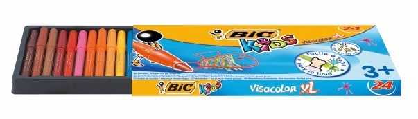 PK24 BIC VISA šviesolaidiniai rašikliai, įvairių spalvų