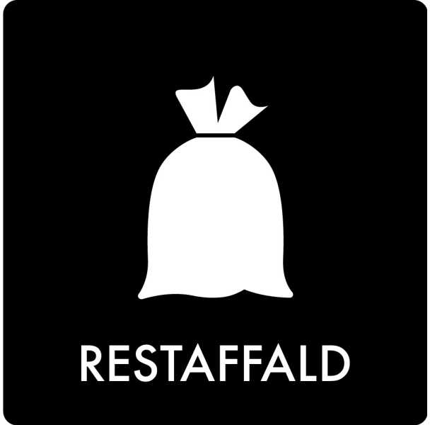 Plakatas Multi Pictogram RESTAFFALD 12x12 cm, pcs