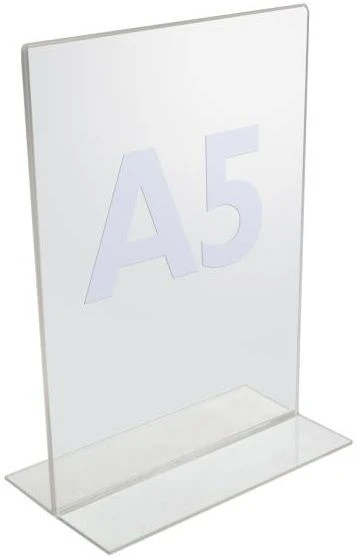 Plakatas Twinco M558167, A5, akrilinis, permatomas, 230 mm, 160 mm, 2 mm
