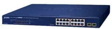 Šakotuvas Planeta 16-Port 10/100/1000T 802.3at