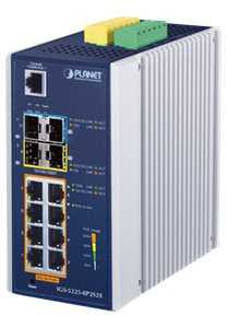 Šakotuvas Komutatorius Planet IP30 pramoninis L2+/L4 8 prievadų IGS-5225-8P2S2X (IGS-5225-8P2S2X)